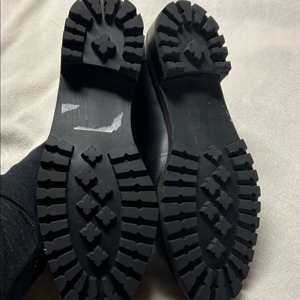 Madewell Black Leather Penny Loafers for Women - Picture 6 of 8